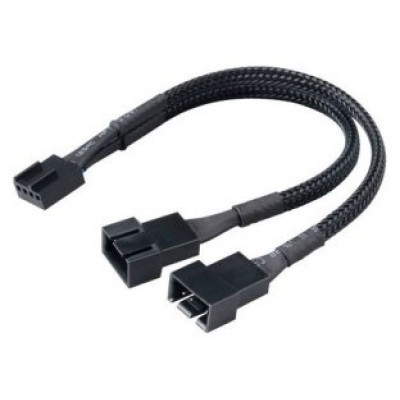 Este cable divisor PWM permite conectar 2 ventiladores en Huesoi